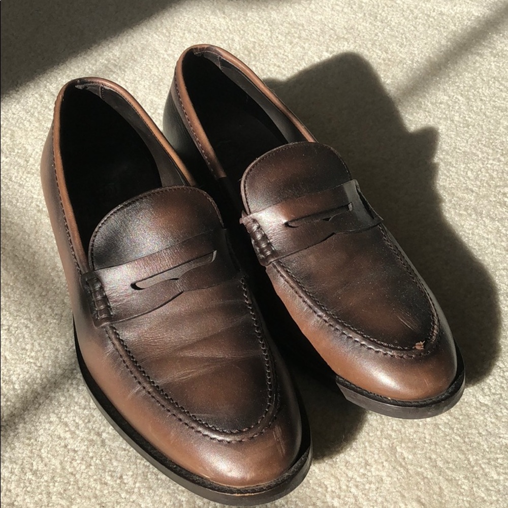 Massimo Dutti leather loafers
